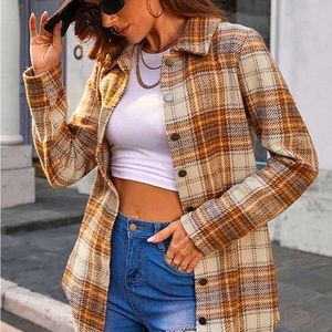 NWT Plaid Shacket